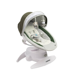 Leagan electric rotativ 360⁰ (max. 9 kg), cu inclinare reglabila, senzor de miscare si telecomanda Caretero OPTI Verde