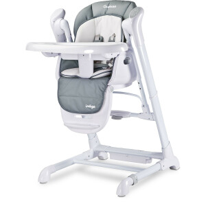 Scaun de masa cu leagan electric Caretero INDIGO 2 in 1 Grey